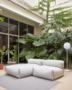 Kave Home SQUARE - Outdoor Modularsofa lang 165x101cm