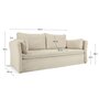 Kave Home TANIT - Schlafsofa - Weiß
