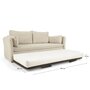 Kave Home TANIT - Schlafsofa - Weiß