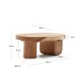 Kave Home MOSI - Couchtisch Ø 90 x 60 cm