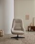 Kave Home CELIDA - Drehsessel mit Chenille Bezug
