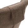 Kave Home ZALINA - Drehsessel mit Chenille Bezug: Braun, Schwarz