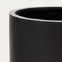 Kave Home AIGUABLAVA Blumentopf-Schwarz-Ø 52cm