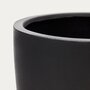 Kave Home AIGUABLAVA Blumenübertopf Ø 56 cm-Schwarz