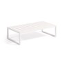 Kave Home COMOVA Outdoor Couchtisch 60 x 114m-Weiß