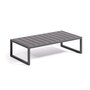 Kave Home COMOVA Outdoor Couchtisch 60 x 114m-Schwarz