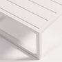 Kave Home COMOVA Outdoor Couchtisch 60 x 114m-Weiß