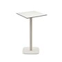 Kave Home DINA Outdoor Stehtisch 60 x 60cm-Weiß-Weiß