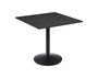 Kave Home ESILDA Gartentisch 90 x 90cm-Schwarz - Schwarz
