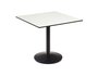 Kave Home ESILDA Gartentisch 90 x 90cm-Weiß - Schwarz