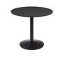 Kave Home ESILDA Gartentisch Ø 90cm-Schwarz-Schwarz