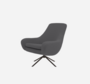Softline Noomi Lounge Sessel-Felt Melange - 610 Anthracite