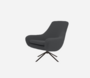 Softline Noomi Lounge Sessel-Felt - 636 Black