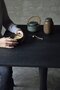 Ethnicraft Oak Square Torsion Dining Table - Black tainted Oak