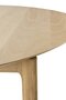 Ethnicraft Oak Bok Round Extendable Dining Table