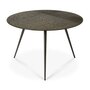 Ethnicraft Luna Coffee Table - Whisky W:65 cm- D:65 cm- H:41 cm