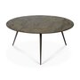 Ethnicraft Luna Coffee Table - Whisky W:85 cm- D:85 cm- H:35 cm