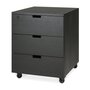 Ethnicraft Eiche Office box Billy - Rollcontainer - Eiche Schwarz