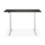 Ethnicraft Eiche Bok - verstellbarer Schreibtisch - Weiß - B160 x H64 x T80 cm
