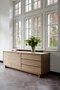Ethnicraft Wave Anrichte - Sideboard - Eiche - 2 Türen - 3 Schubladen