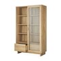 Ethnicraft Wave Schrank - Vitrine - Eiche - 2 Türen - 2 Schubladen