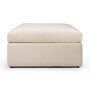 Ethnicraft Mellow Ottoman - Polsterhocker - Off-White