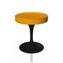 Knoll International Tulip Stool Hocker - Schwarz  - Tonus 424T Yellow