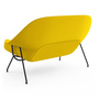 Knoll Womb Settee - Black - Cato, Yellow