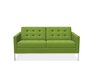 Knoll Florence Knoll Kollektion - Relax 2-Sitzer Sofa - Gestell hochglanzverchromt - Tonus Pistachio Green