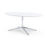 Knoll Florence Table Desk - 78" Oval - Laminate, White