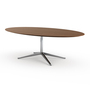 Knoll Florence Table Desk - 96" Oval - Marmor Brown Emperador