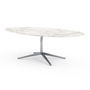 Knoll Florence Table Desk - 96" Oval - Calacatta marble, Satin finish