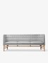 AndTradition Mayor AJ5 3-Sitzer Sofa - Eiche weiß geölt m. Hallingdal 130