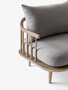 AndTradition FLY Chair SC1 Sessel - White oiled oak w. Hot Madison 094