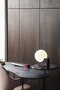 AndTradition Palette Desk JH9 - Nero Marquina marble/Black lacquered ash