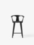 AndTradition In Between Bar Stool SK8 - Black lacquered oak