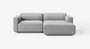 &Tradition Develius Sofa 2 Sitzer mit Chaiselong - Hallingdal 130
