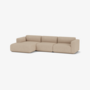&Tradition Develius Sofa 3 Sitzer mit Chaiselong-Karakorum 003-Chaiselong Links