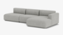 2-Seater with Right Open-End & Left Armrest - Fiord 151
