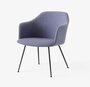 &Tradition Rely HW103 - Vollgepolstert Loungesessel - Black - Re-Wool 658