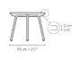 Carl Hansen & Søn CH415 - Beistelltisch Ø55cm