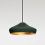Marset Pleat Box 13 Pendelleuchte - dark green - gold