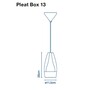 Marset Pleat Box 13 Pendelleuchte