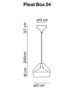 Marset, Marset Pleat Box 24 Pendelleuchte