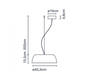 Marset Djembé 42.13 LED-Pendelleuchte Ø 40,3 cm