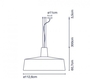 Marset Soho 112 LED-Pendelleuchte Ø 112,6 cm