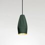 Marset Pleat Box 13 LED Pendelleuchte-green-gold