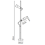Marset Palosanto B 5x2/83 Stehleuchte