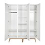 Quax Trendy Wardrobe 3 Doors - White