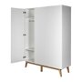 Quax Trendy Wardrobe 3 Doors - White